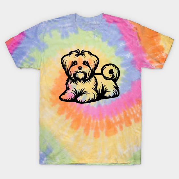 Maltese Dog T-Shirt by KayBee Gift Shop